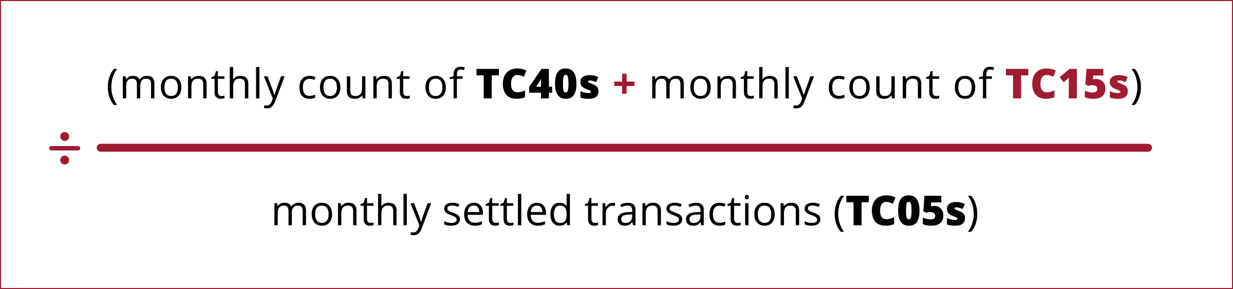 how to calculate your VAMP ratio