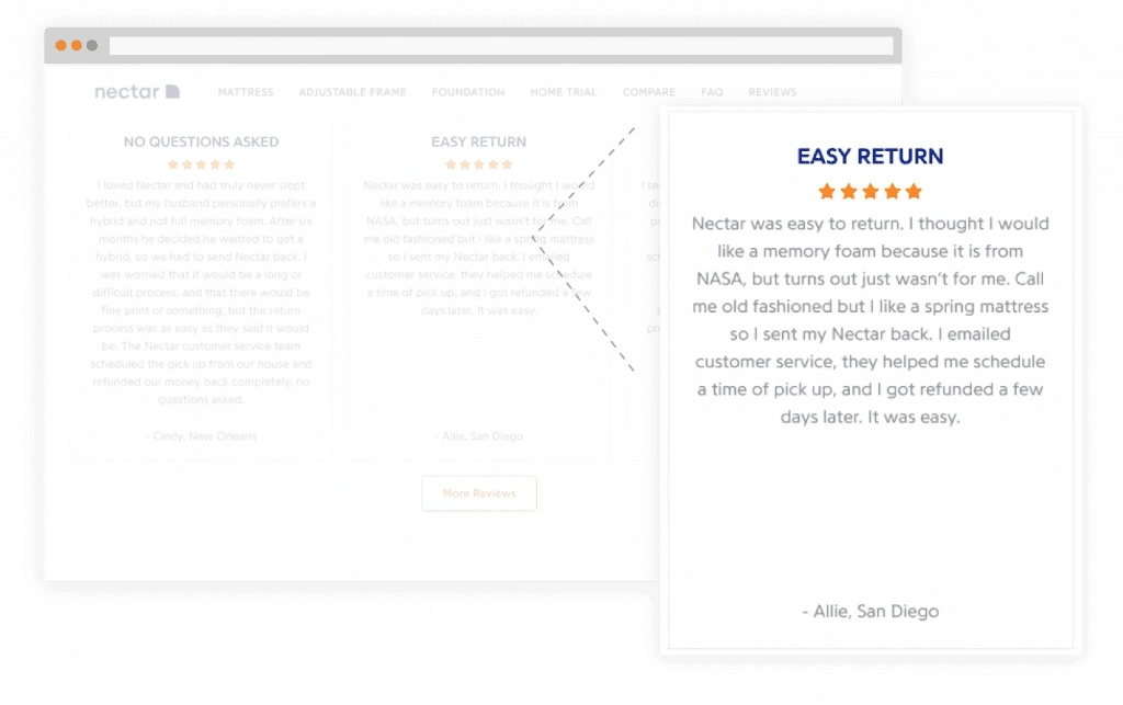 Nectar Return Policy