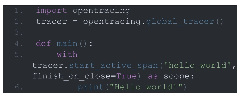 OpenTracing Example