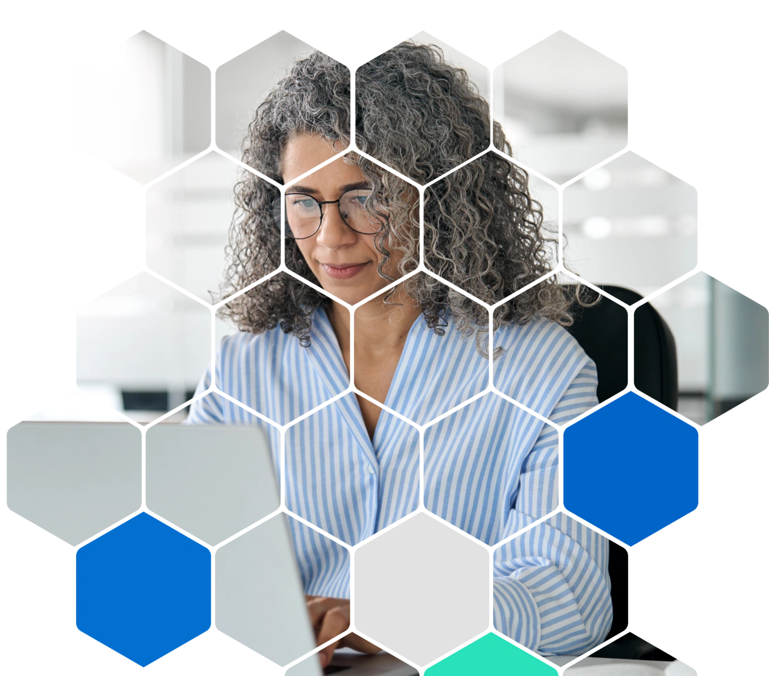 woman at her laptop